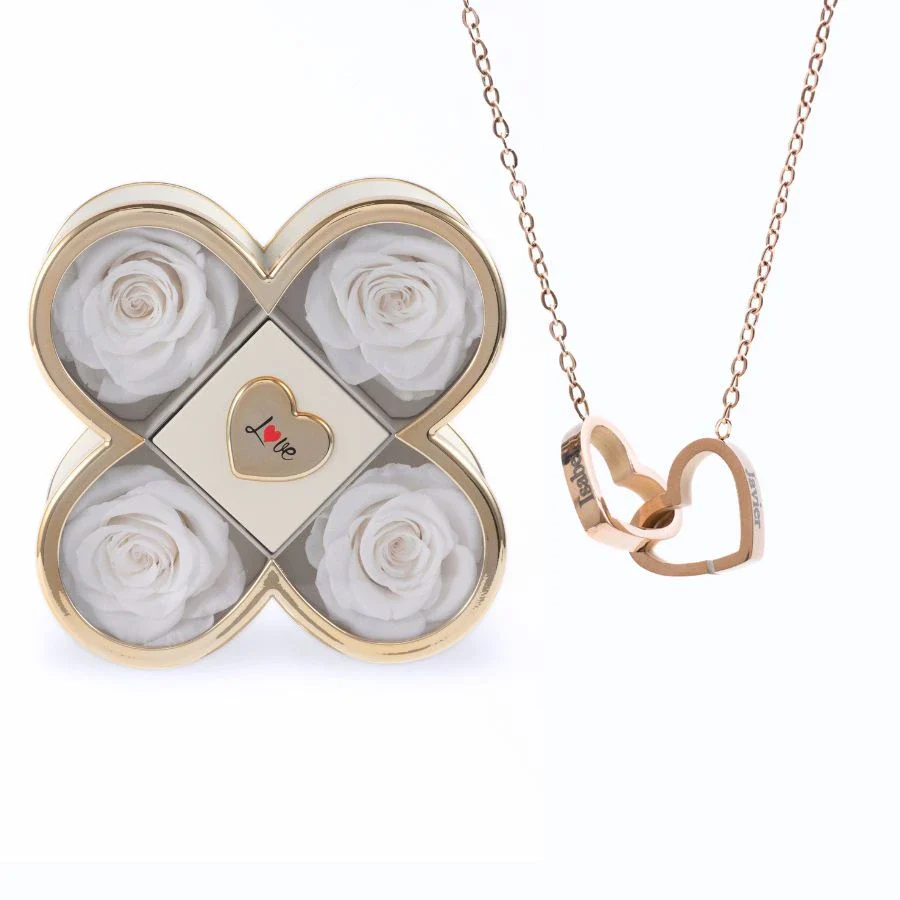 CAJA DE LA SUERTE ETERNA & COLLAR PERSONALIZADO