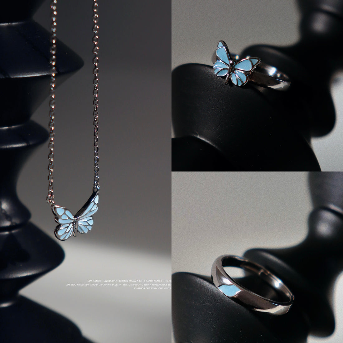 PULSERA MARIPOSA AZUL SUEÑO LUMINOSO