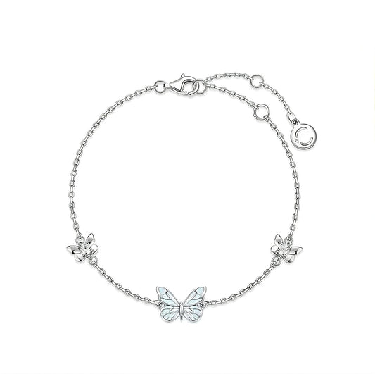 PULSERA MARIPOSA AZUL SUEÑO LUMINOSO