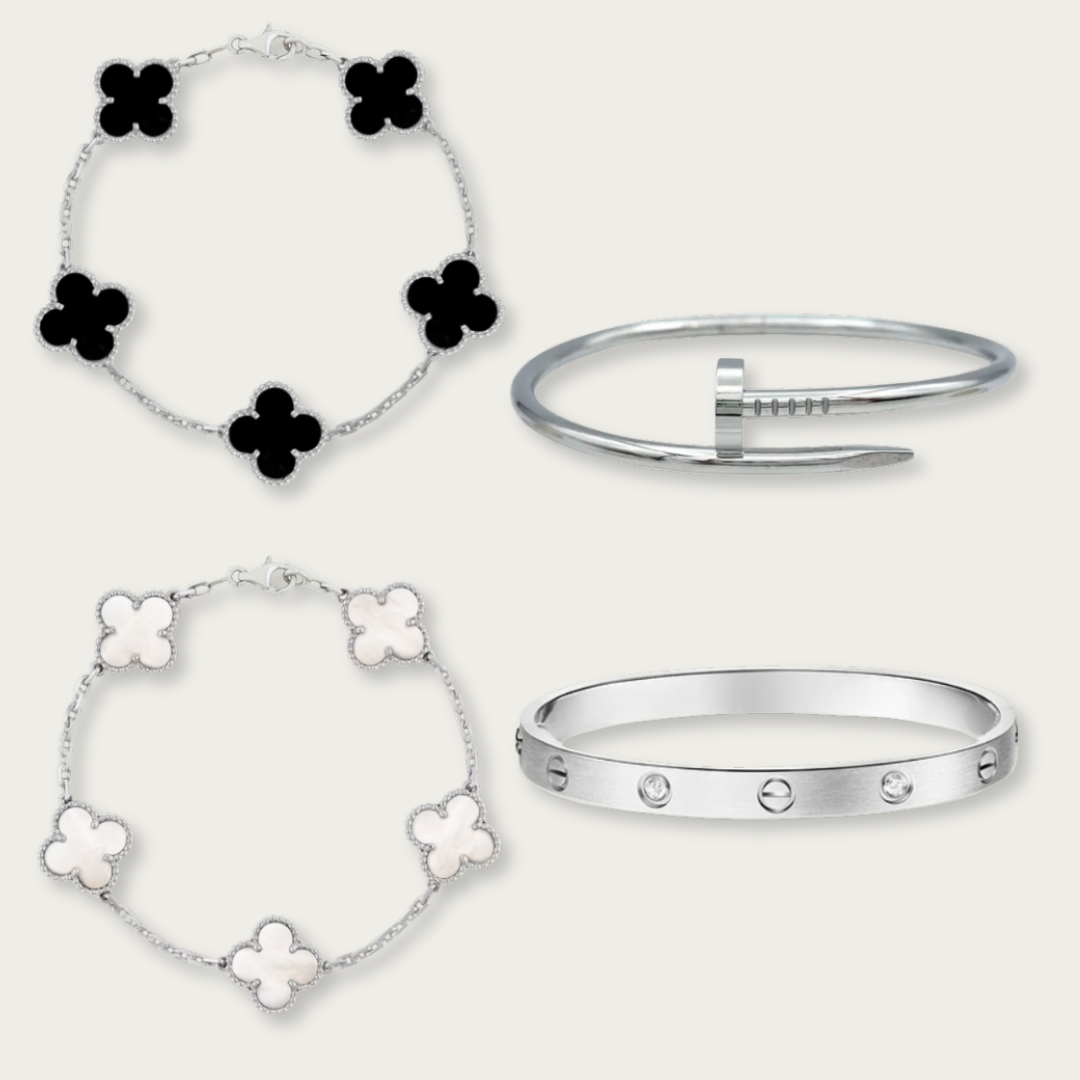 PACK DIAMANTE HOMBRE | PACK 4 PULSERAS