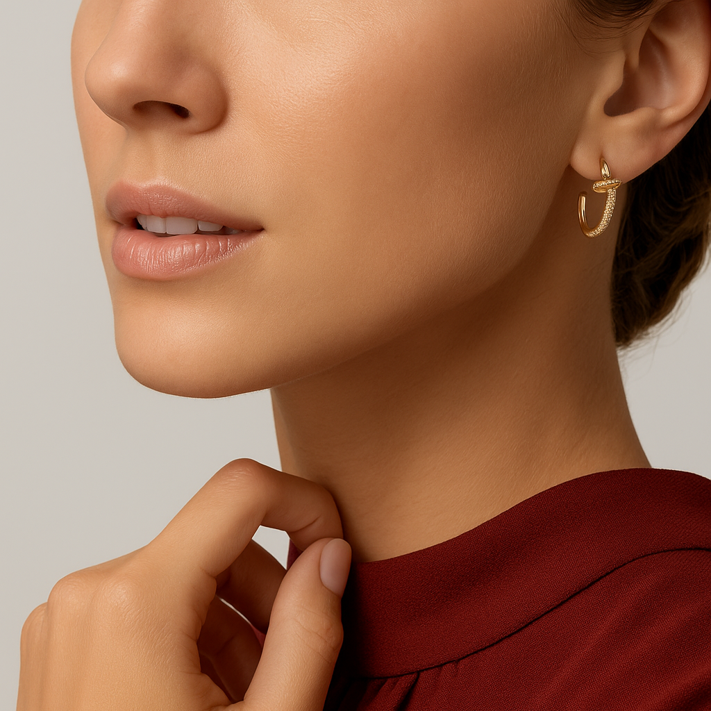 PENDIENTES DUNE BRILLO