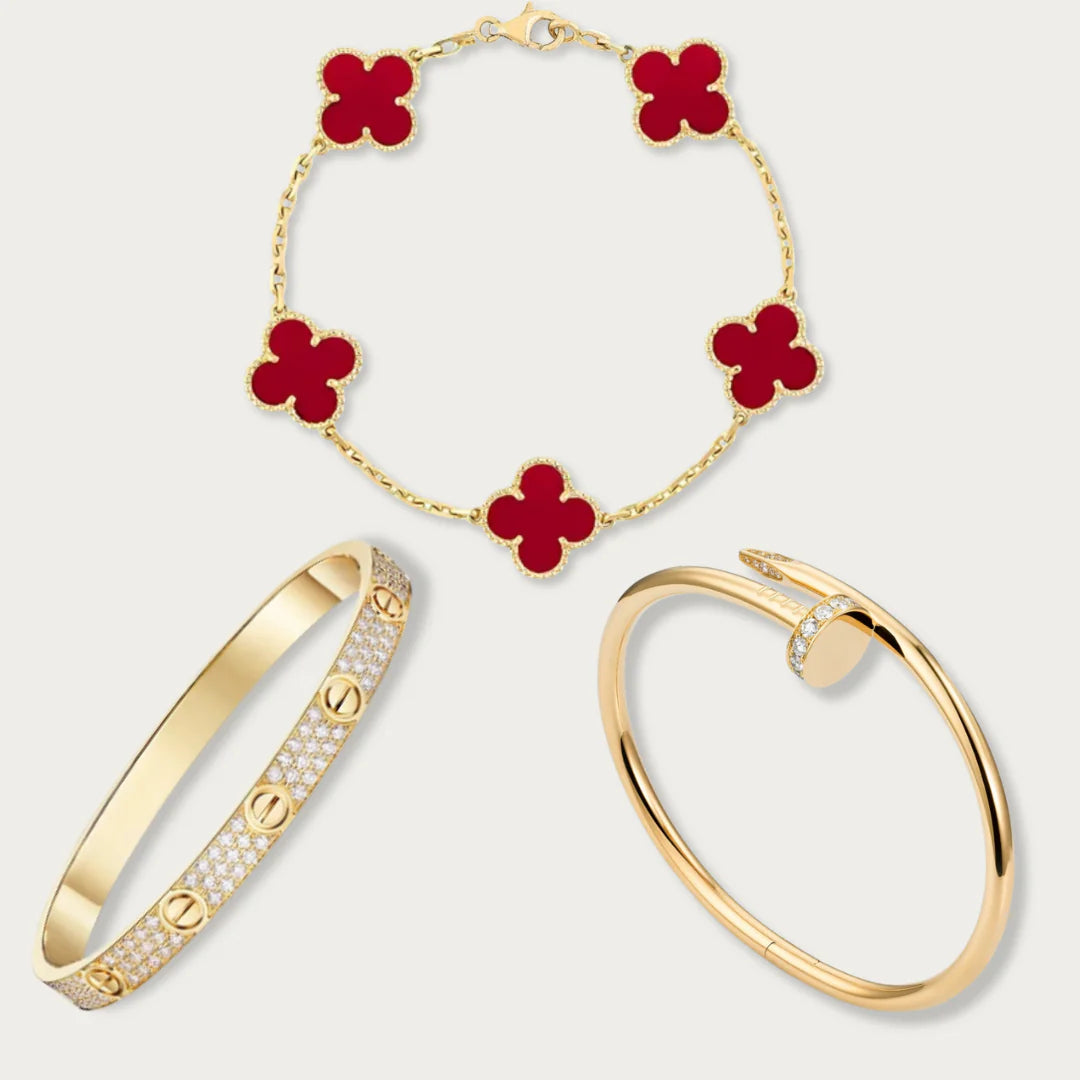 PANAMÁ BRILLO | PACK 3 PULSERAS (5 colores)